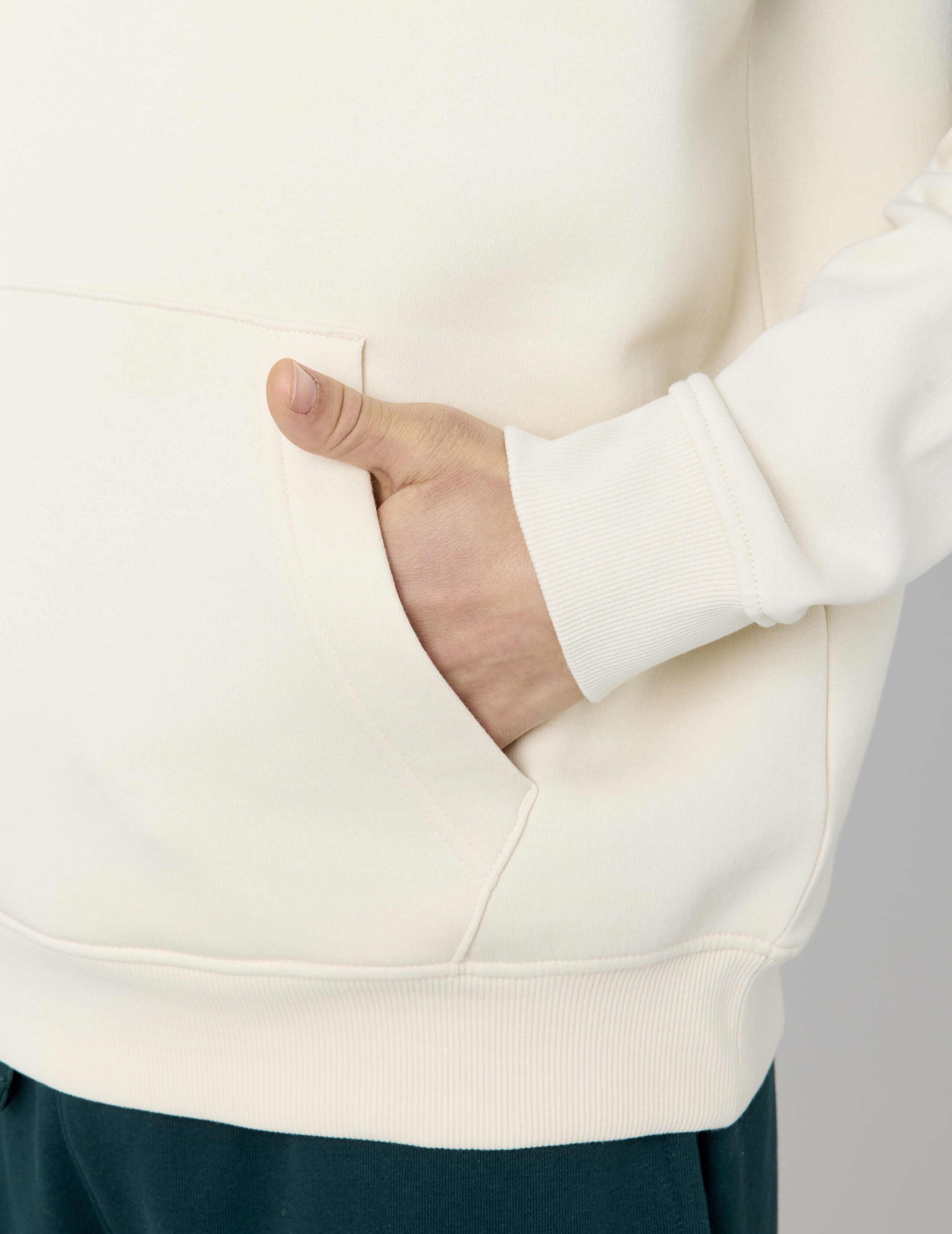 baab Blouson à capuche en canvas Noir | BZB