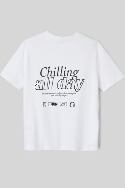 T-shirt imprimé devant/dos