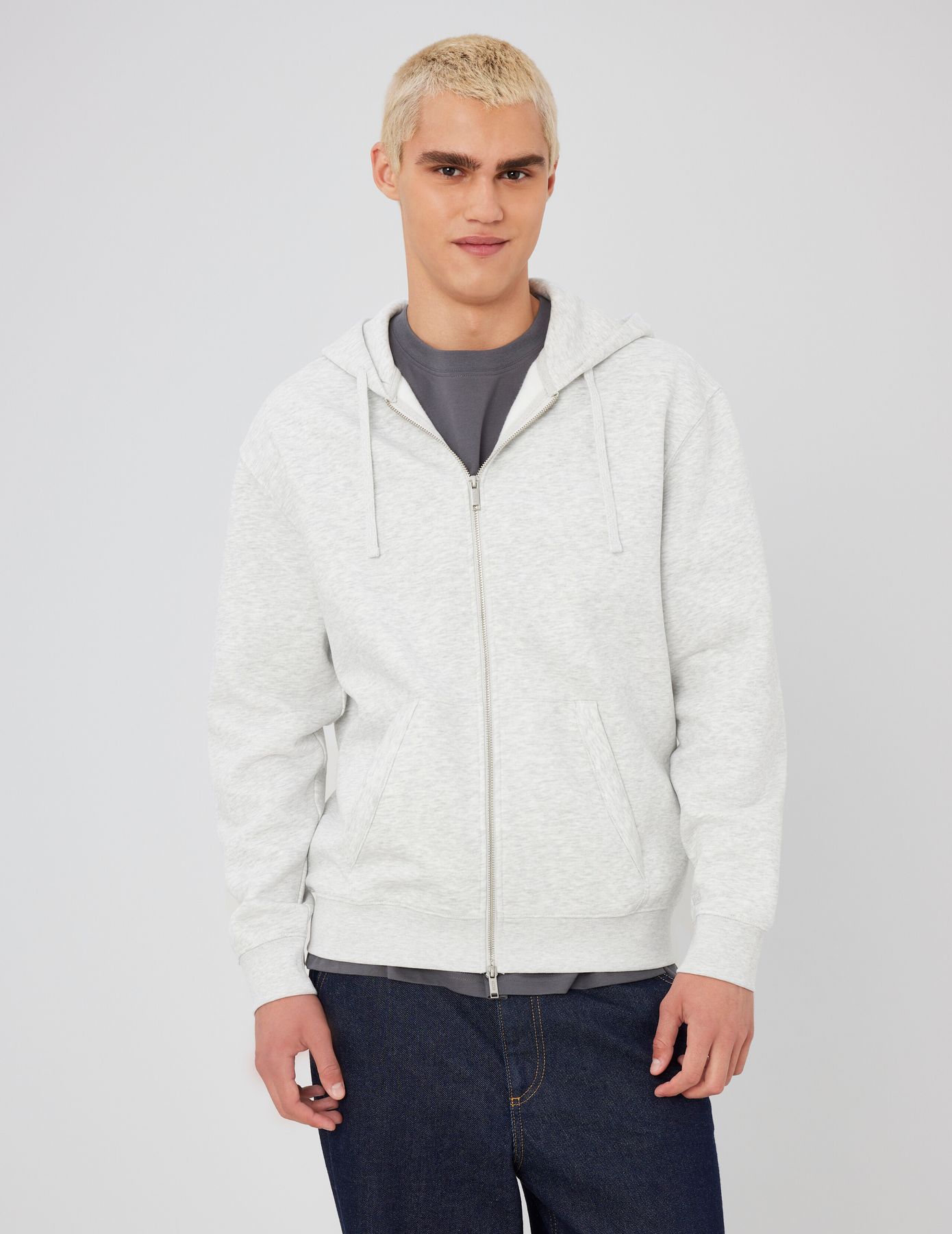 Sweat zippé ouverture double