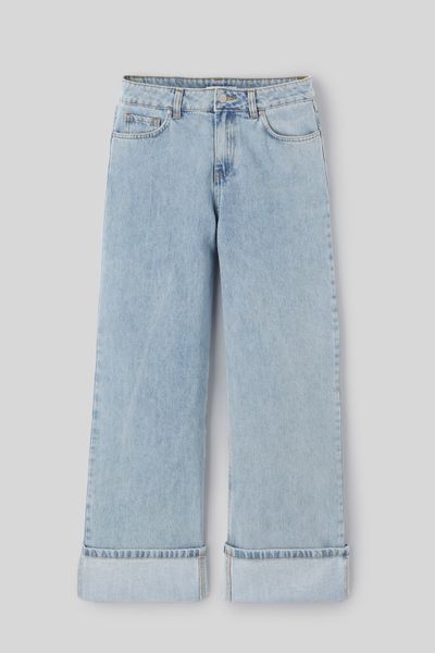 Jean wide leg revers