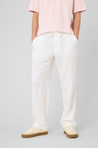 Pantalon de ville fluide viscose lin