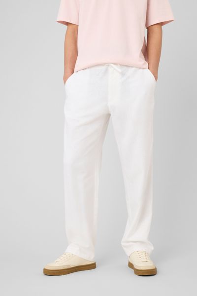 Pantalon de ville fluide viscose lin