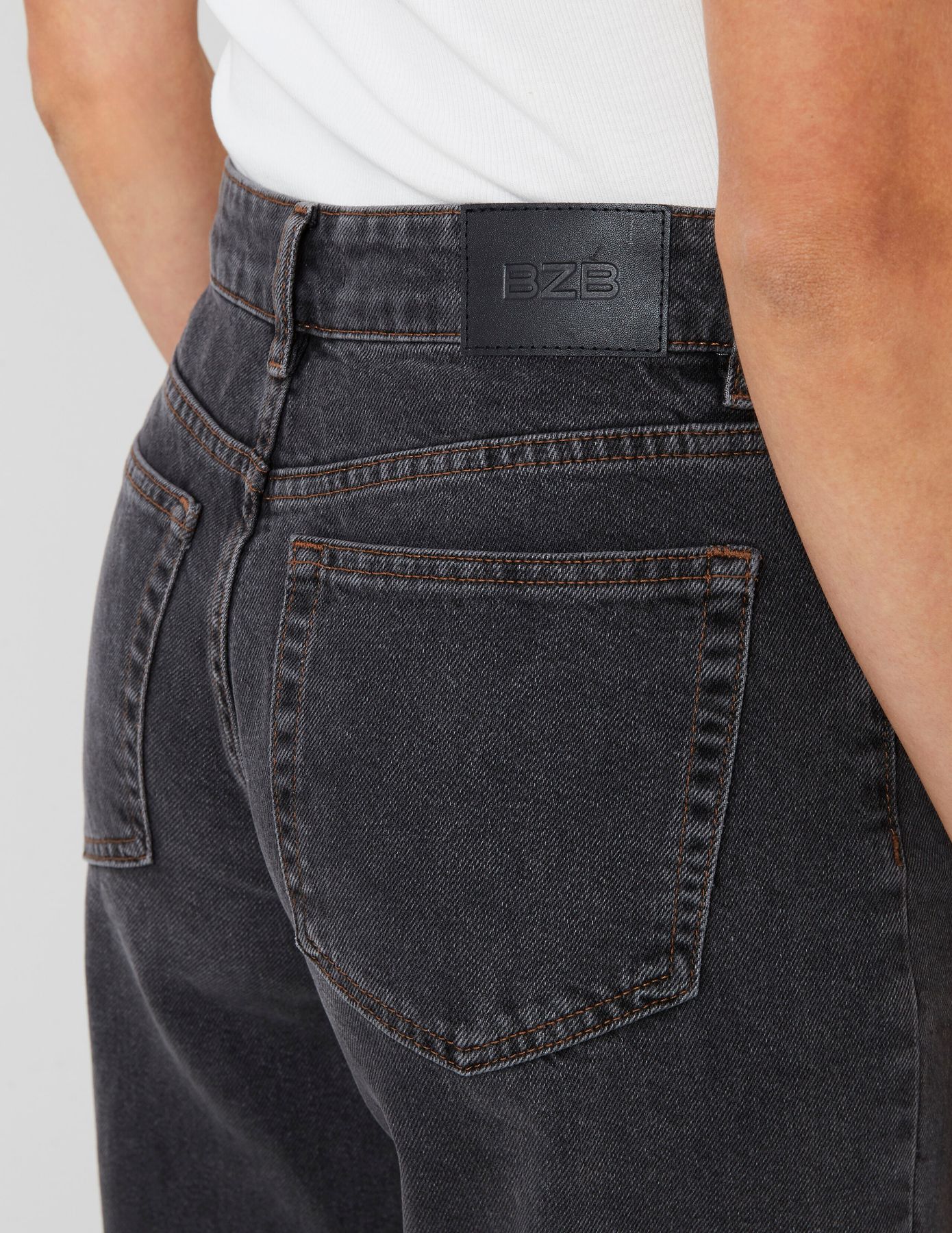 Jean wide leg taille basse