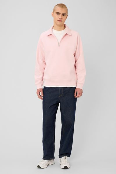 Sweat col polo zipp&eacute;