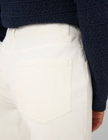 Pantalon straight velours