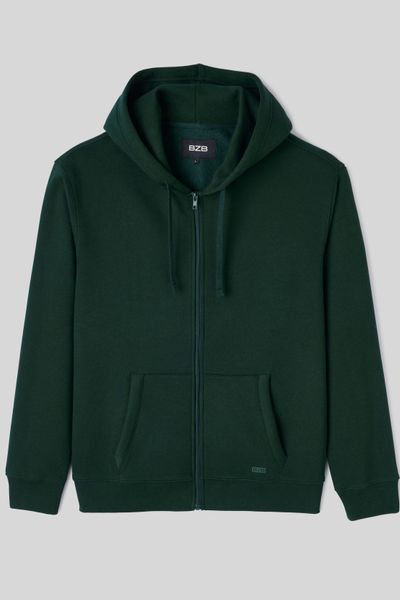 Sweat zipp&eacute; &agrave; capuche