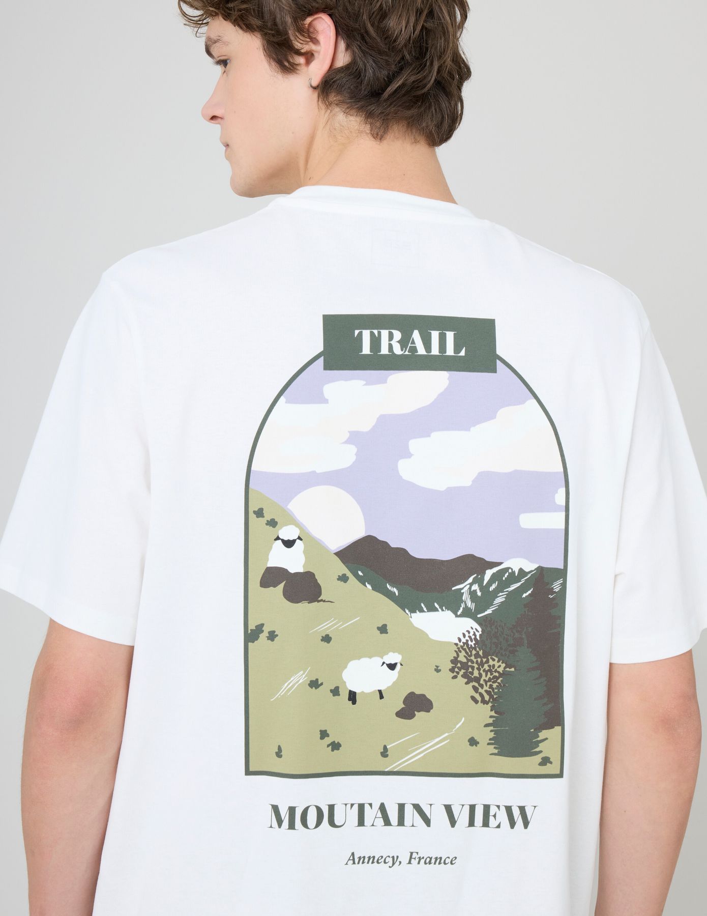 T-shirt imprimé devant/dos