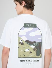 T-shirt imprimé devant/dos