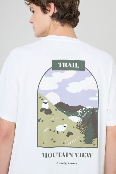 T-shirt imprimé devant/dos