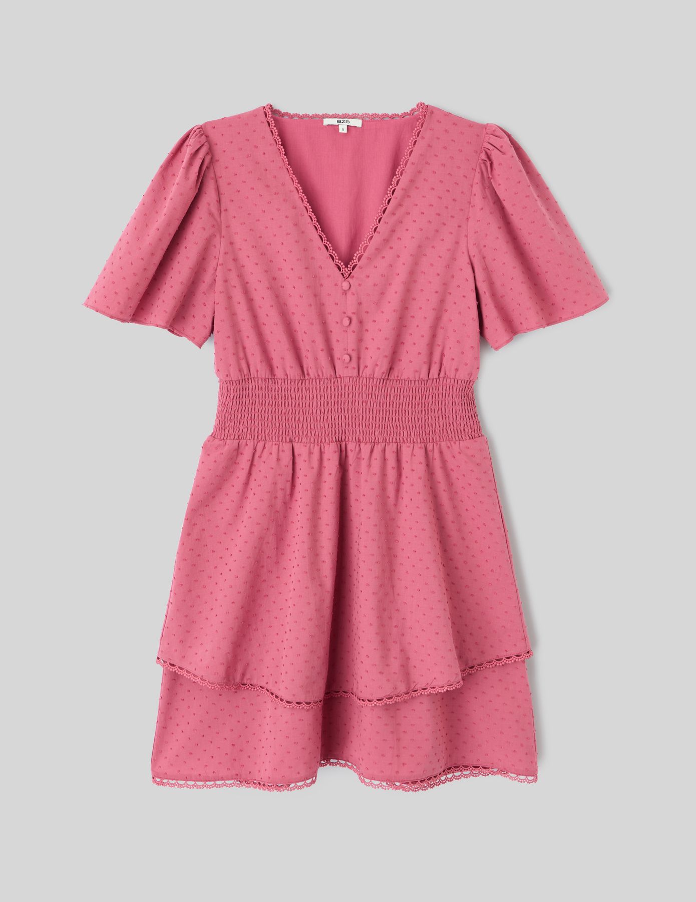 Robe &agrave; volants