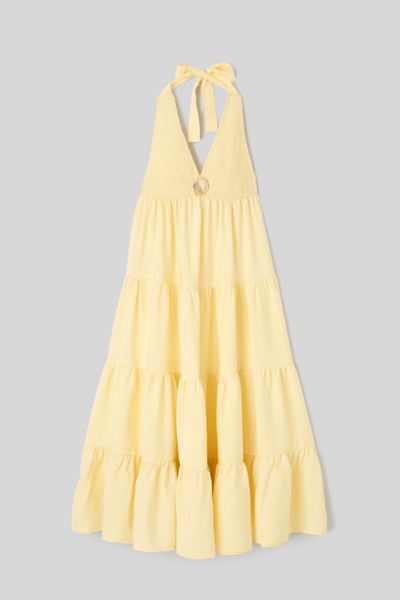 Robe longue d&eacute;tail bijoux