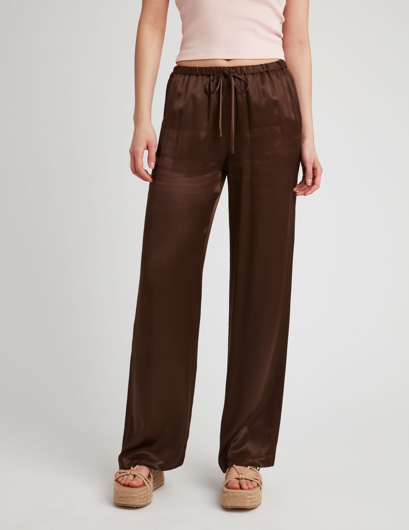 Pantalon satin