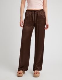 Pantalon satin