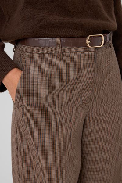 Pantalon large ceintur&eacute;