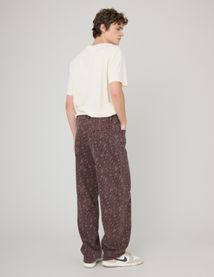 Pantalon loose imprimé