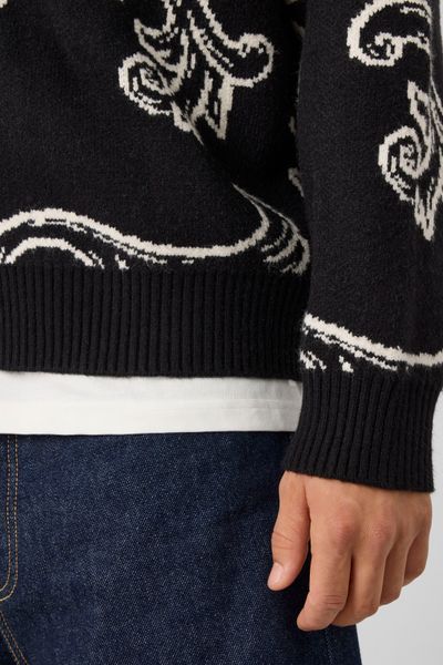 Gilet &agrave; motifs