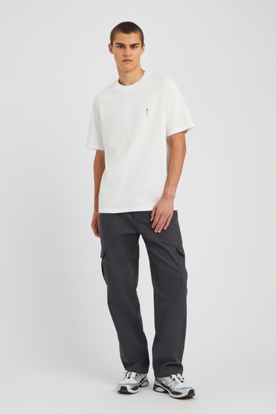 T-shirt broderie poitrine