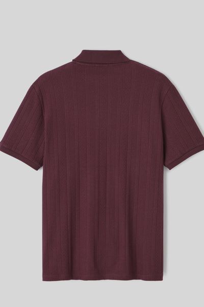 Polo maille fantaisie