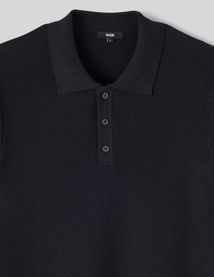Polo matière fantaisie