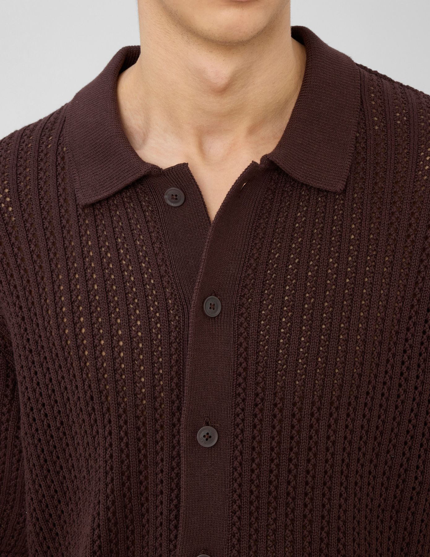 Chemise manches courtes tricot