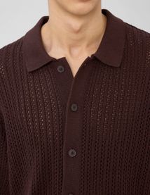 Chemise manches courtes tricot