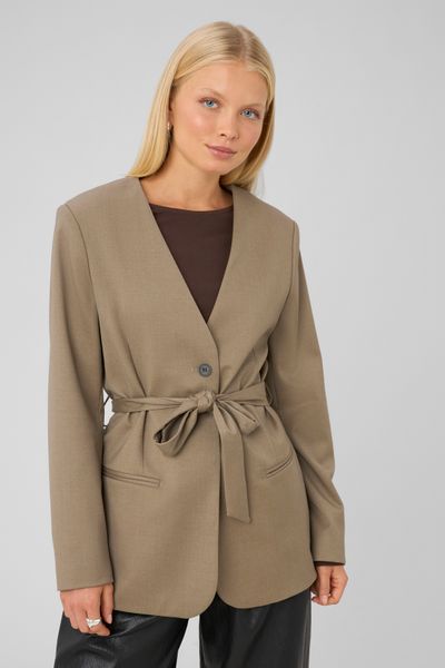 Blazer ceintur&eacute;