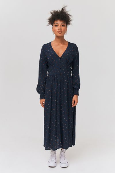 Robe longue imprimée