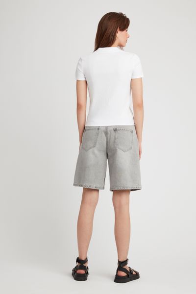 Polo col V boutonné