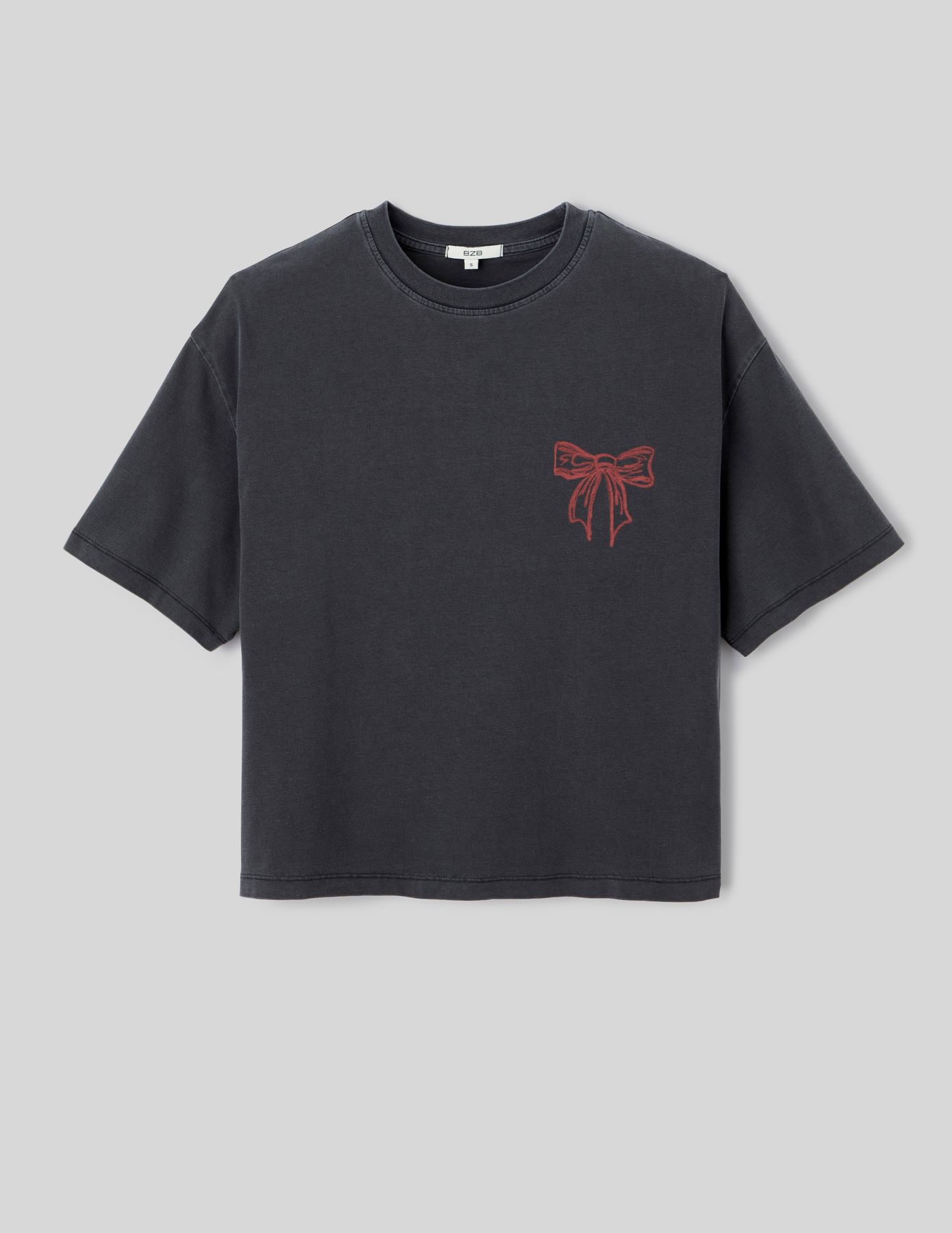 T-shirt imprim&eacute; noeud