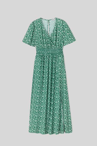 Robe longue imprim&eacute;e