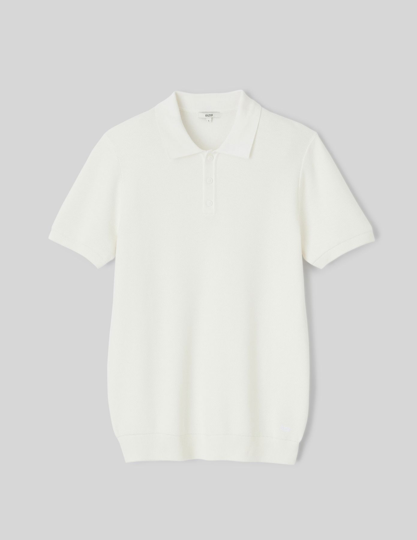 Polo matière fantaisie