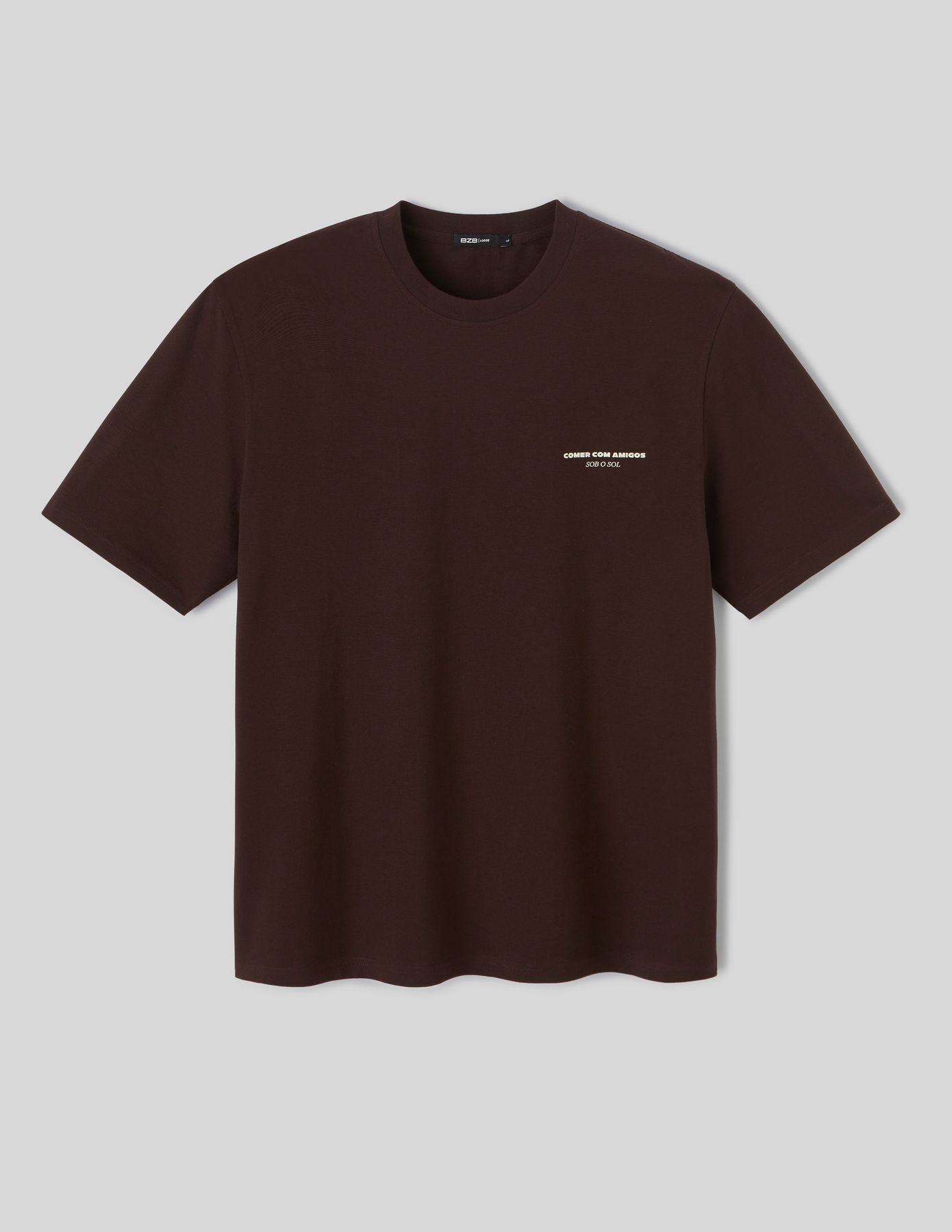T-shirt gaufré imprimé