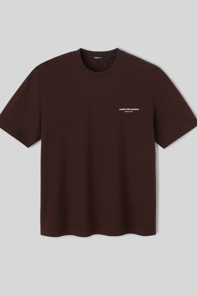 T-shirt gaufré imprimé