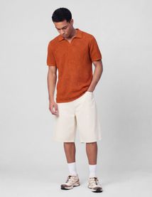 Polo en maille filet