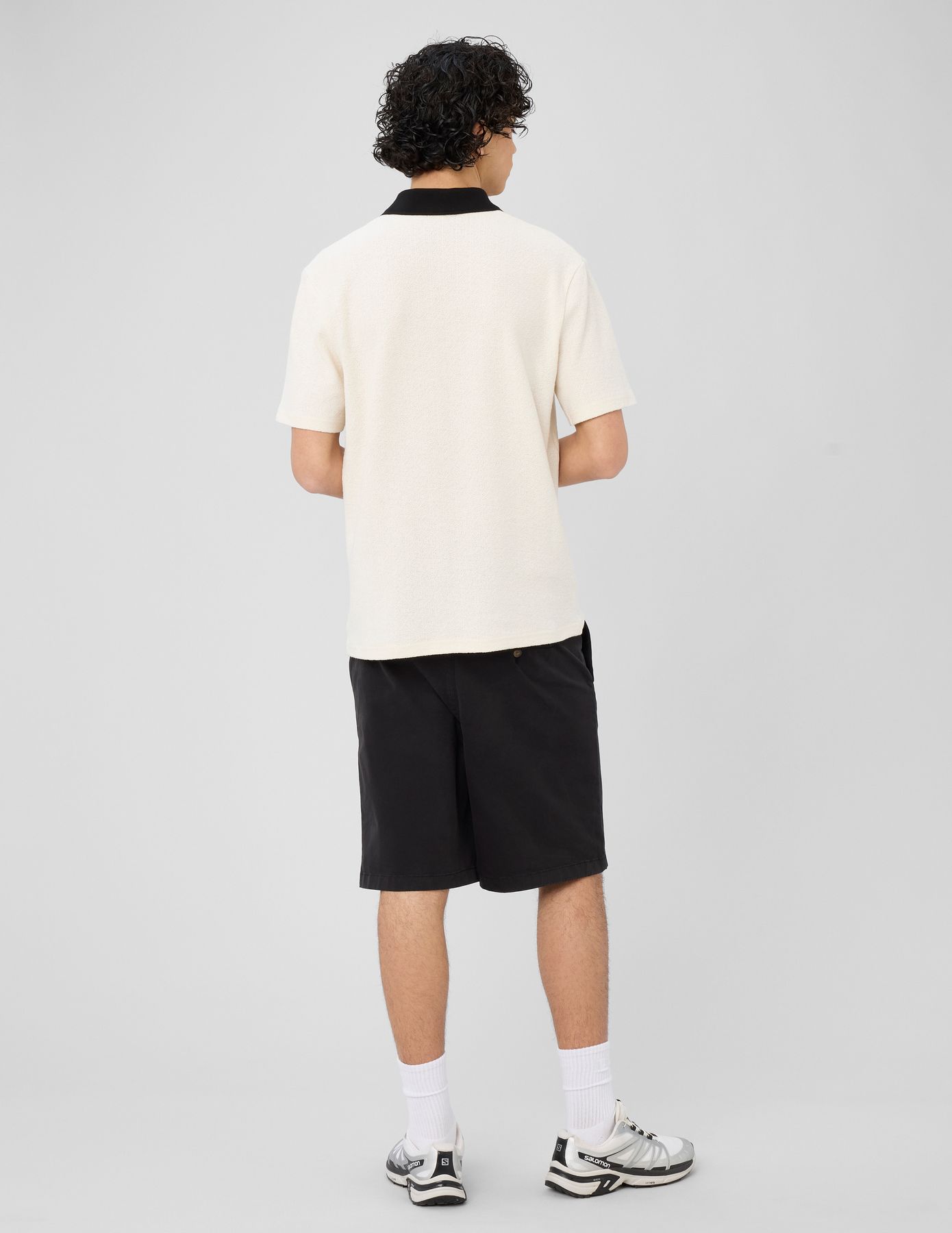 Bermuda chino &agrave; plis