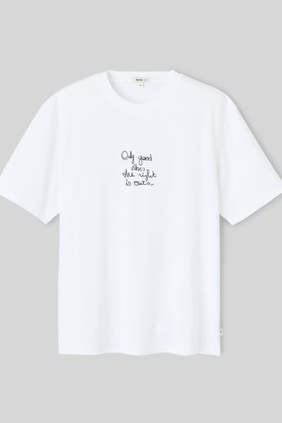 T-shirt imprim&eacute; devant