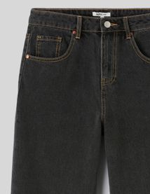 Jean baggy &agrave; revers