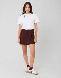 Jupe short en tweed