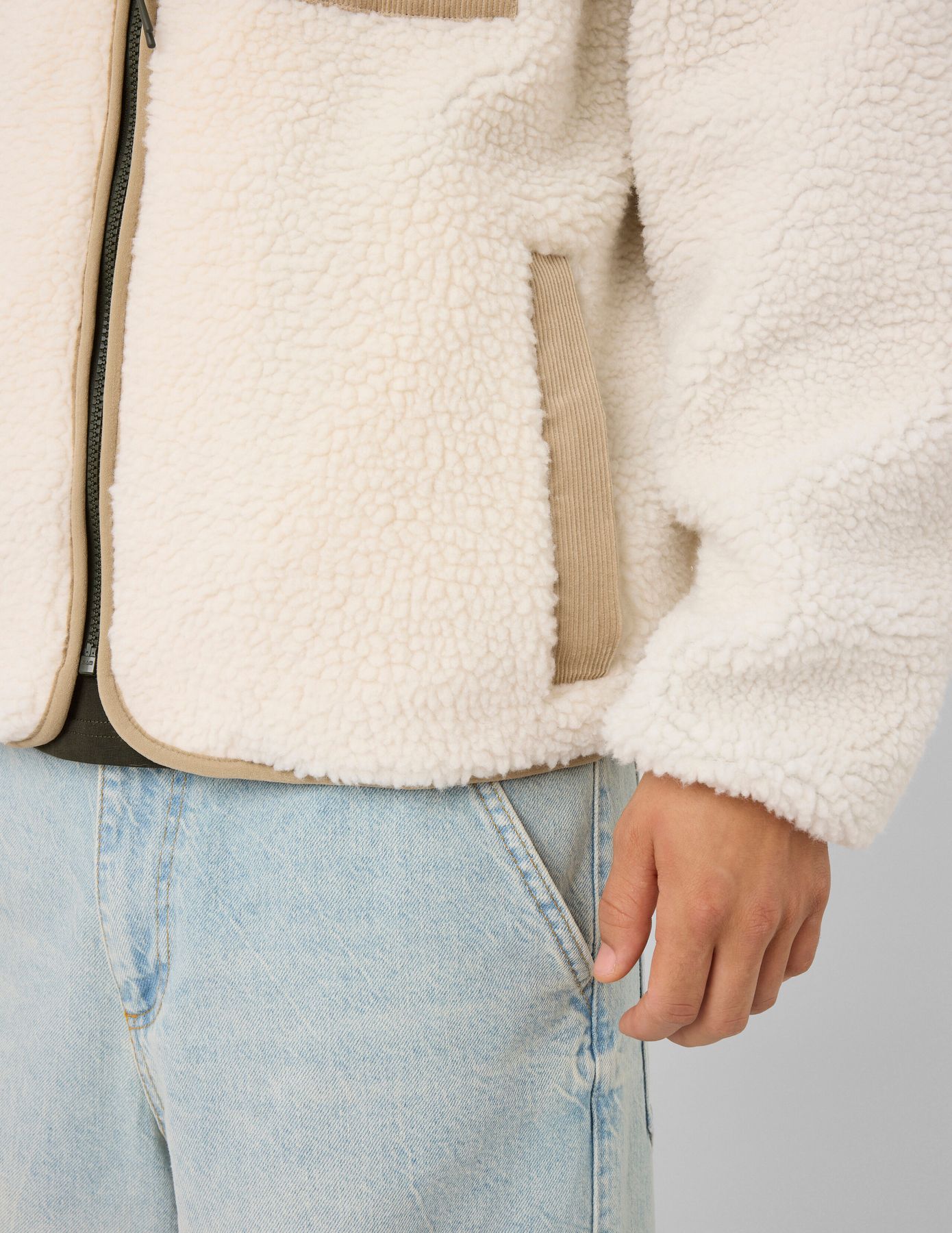 Veste zipp&eacute;e sherpa