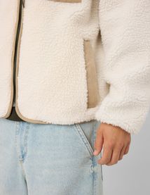 Veste zipp&eacute;e sherpa