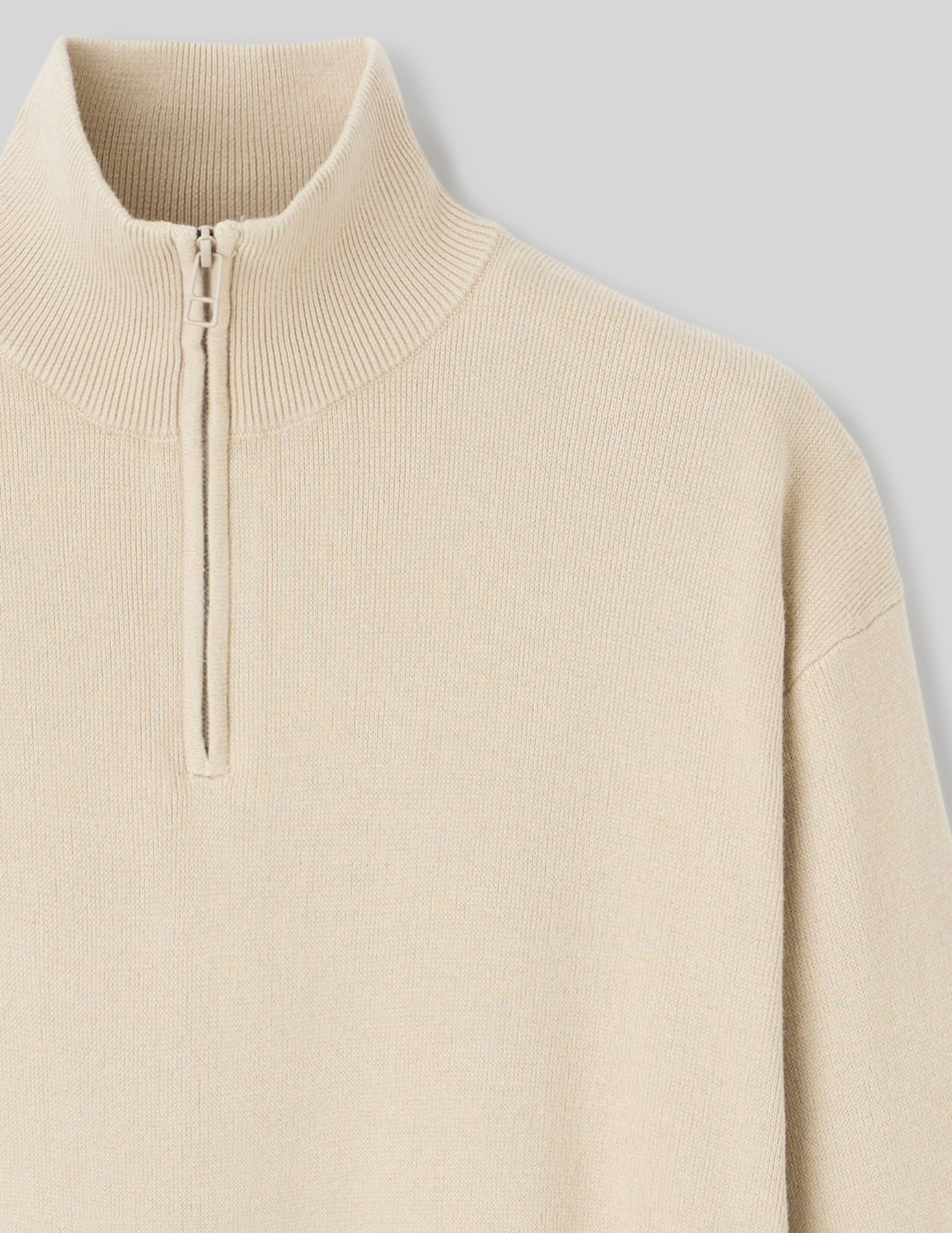 Pull col montant zippé