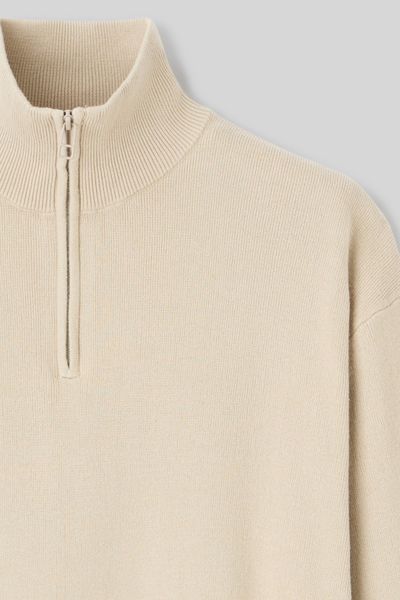Pull col montant zippé