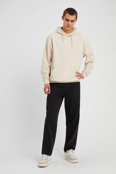 Sweat à capuche cotélé