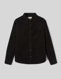 Chemise en velours c&ocirc;tel&eacute;