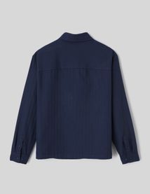 Chemise enfil&eacute;e zipp&eacute;e manches longues