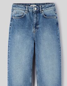 Jean straight taille haute