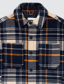 Veste surchemise à carreaux