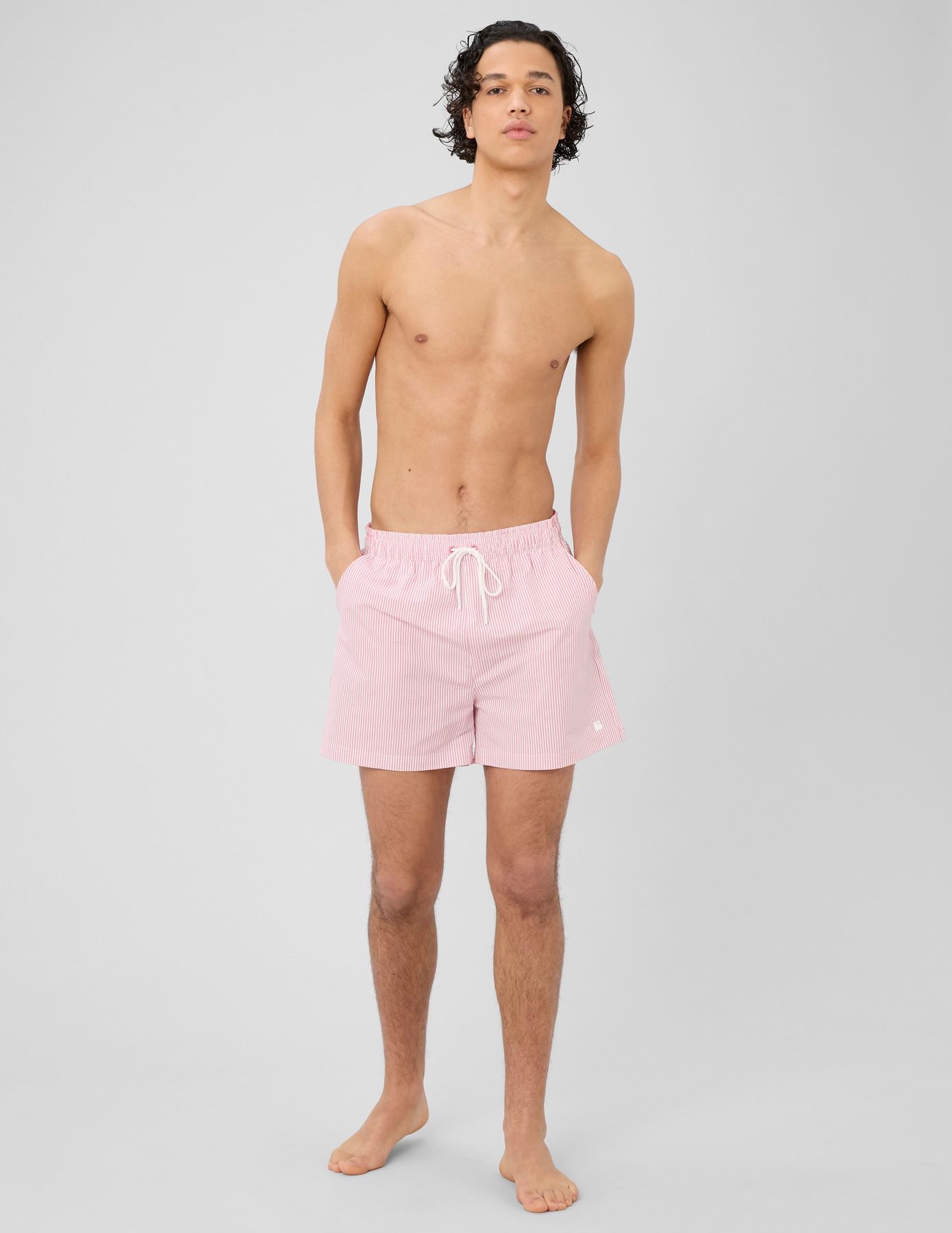 Short de bain seersucker