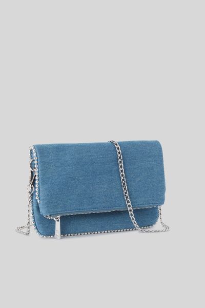 Sac denim à clous