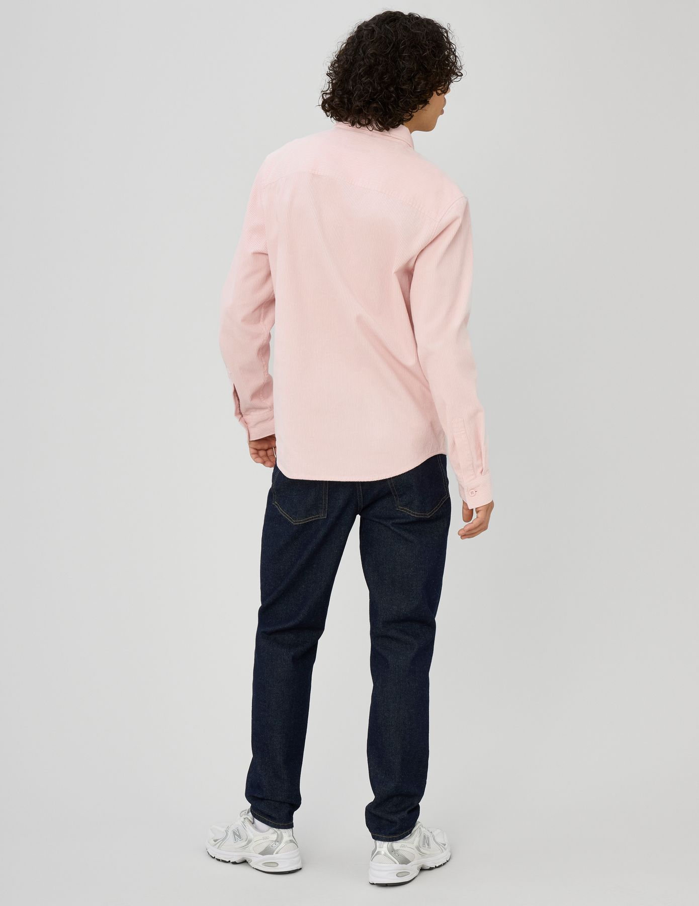 Chemise droite en velours